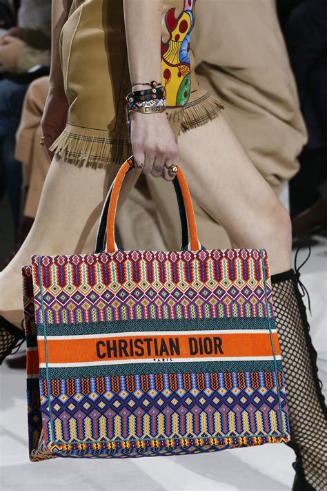 chrisitan dior tote bag|christian dior tote bag colorful.